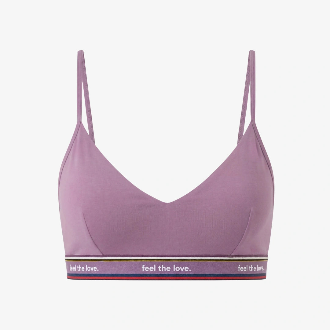 Retro Soft-BH Pride - Oberteile - Dusty Plum (Pride)