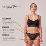 Brazilian Slips aus Spitze - Unterhosen - Passform