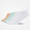 Sneaker Socken - Socken - Mix (Rosa/Hellblau/Weiß)
