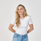 Basic T-Shirt Damen - Oberteile - Zeitloses Basic