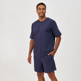 Schlafanzug Unterteil Herren kurz | Dunkelblau