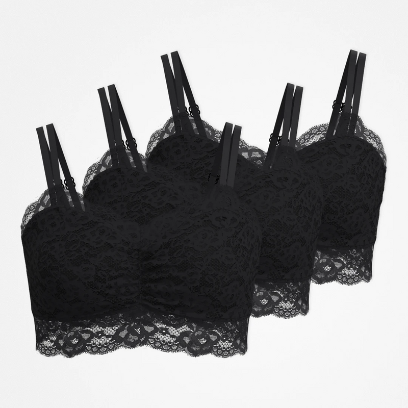 {"alt": "Spitzen-BH Plus Size - Oberteile - Schwarz", "quantity":"3"}