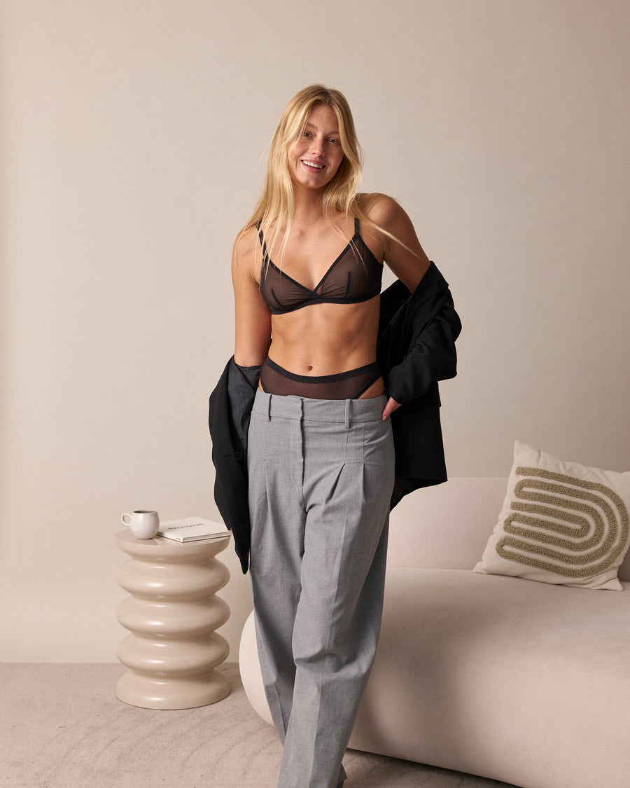 Reggiseno mesh & tanga mesh