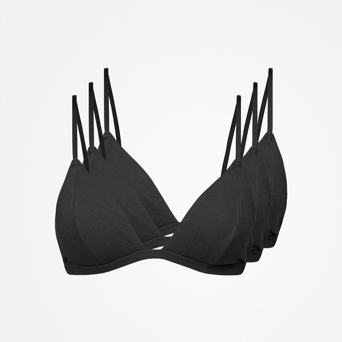 {"alt": "Reggiseno morbido a triangolo - Top - Nero", "quantity":"3"}