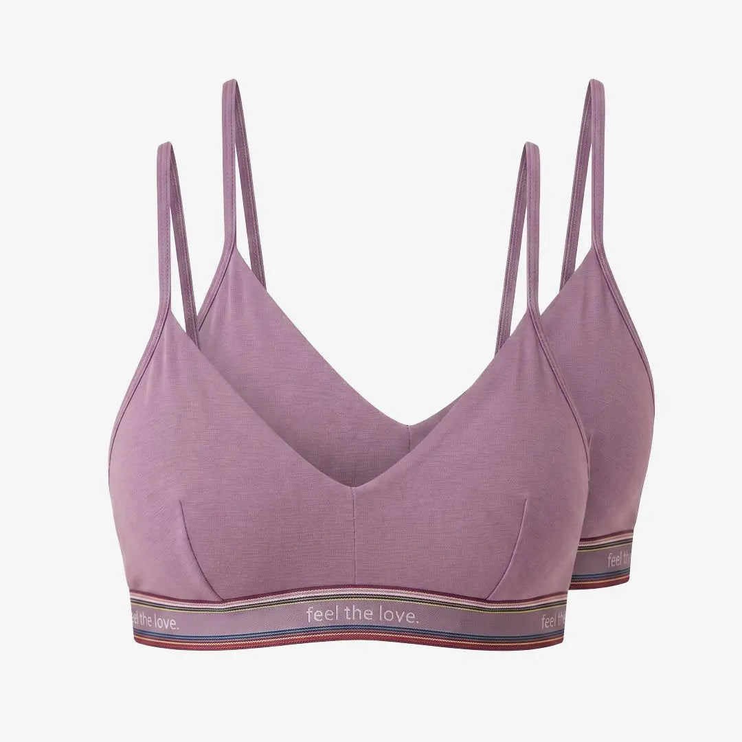 {"alt": "Retro Soft-BH Pride - Oberteile - Dusty Plum (Pride)", "quantity":"2"}
