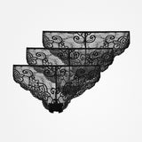 Brazilian Slips aus Spitze - Unterhosen - Schwarz
