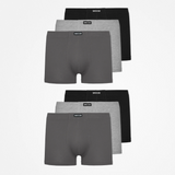 {"alt": "Retro Boxershorts - Unterhosen - Mix (Schwarz/Grau/Hellgrau)", "quantity":"2"}