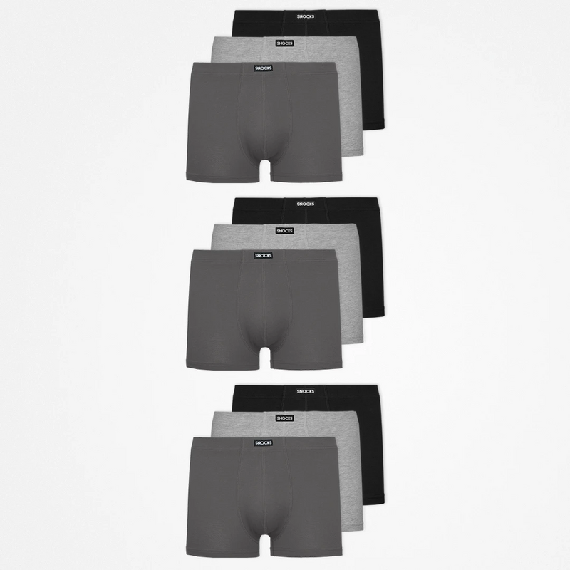 {"alt": "Retro Boxershorts - Unterhosen - Mix (Schwarz/Grau/Hellgrau)", "quantity":"3"}