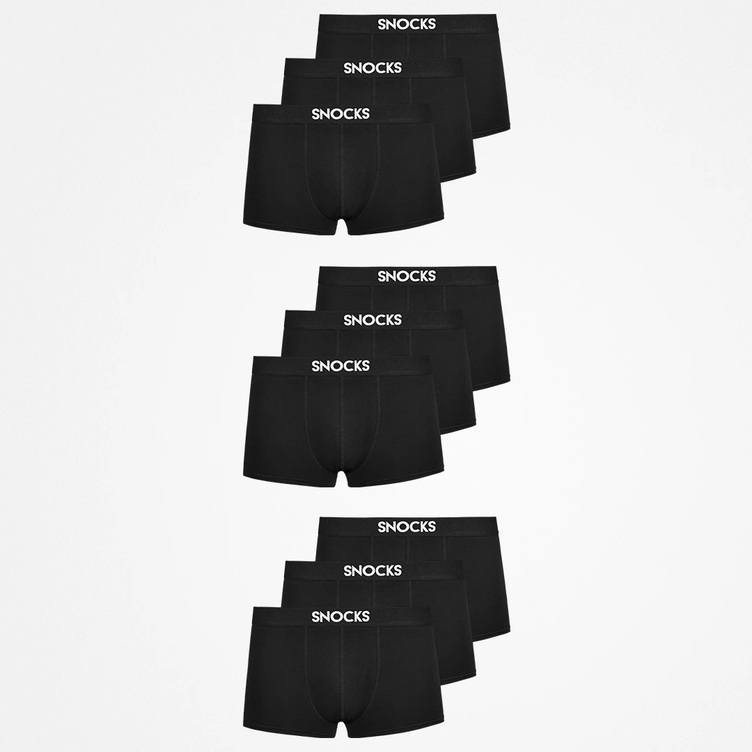 {"alt": "Kurze Trunks - Unterhosen - Schwarz", "quantity":"3"}