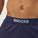 Schlafanzug Unterteil Herren kurz | Dunkelblau