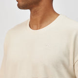 Schlafanzug Oberteil Waffle Herren kurzarm - Oberteile - Rundhals