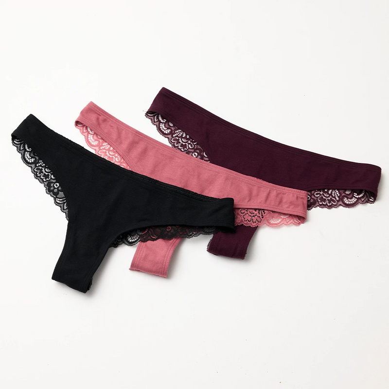 Tangas mit Spitze - Unterhosen - Sinnliches Design