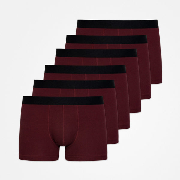 Boxershorts ohne Logo - Unterhosen - Rot