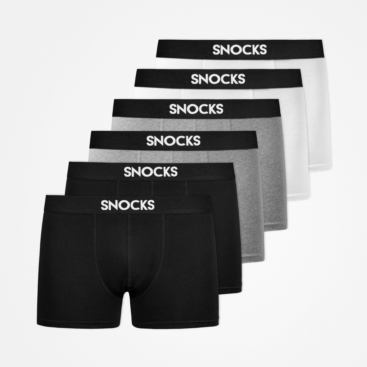Boxershorts - Unterhosen - Mix (Schwarz/Weiß/Grau)