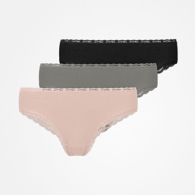 {"alt": "Brazilian Slips mit Spitze - Unterhosen - Mix (Apricot/Grün/Schwarz)", "quantity":"1"}