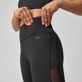 High Waist Leggings Mesh - Hosen - Breiter Bund