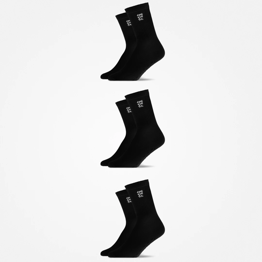{"alt": "Pilates Socken - Socken - Schwarz", "quantity":"3"}