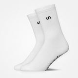 Pilates Socken - Socken - Weiß (Logo)