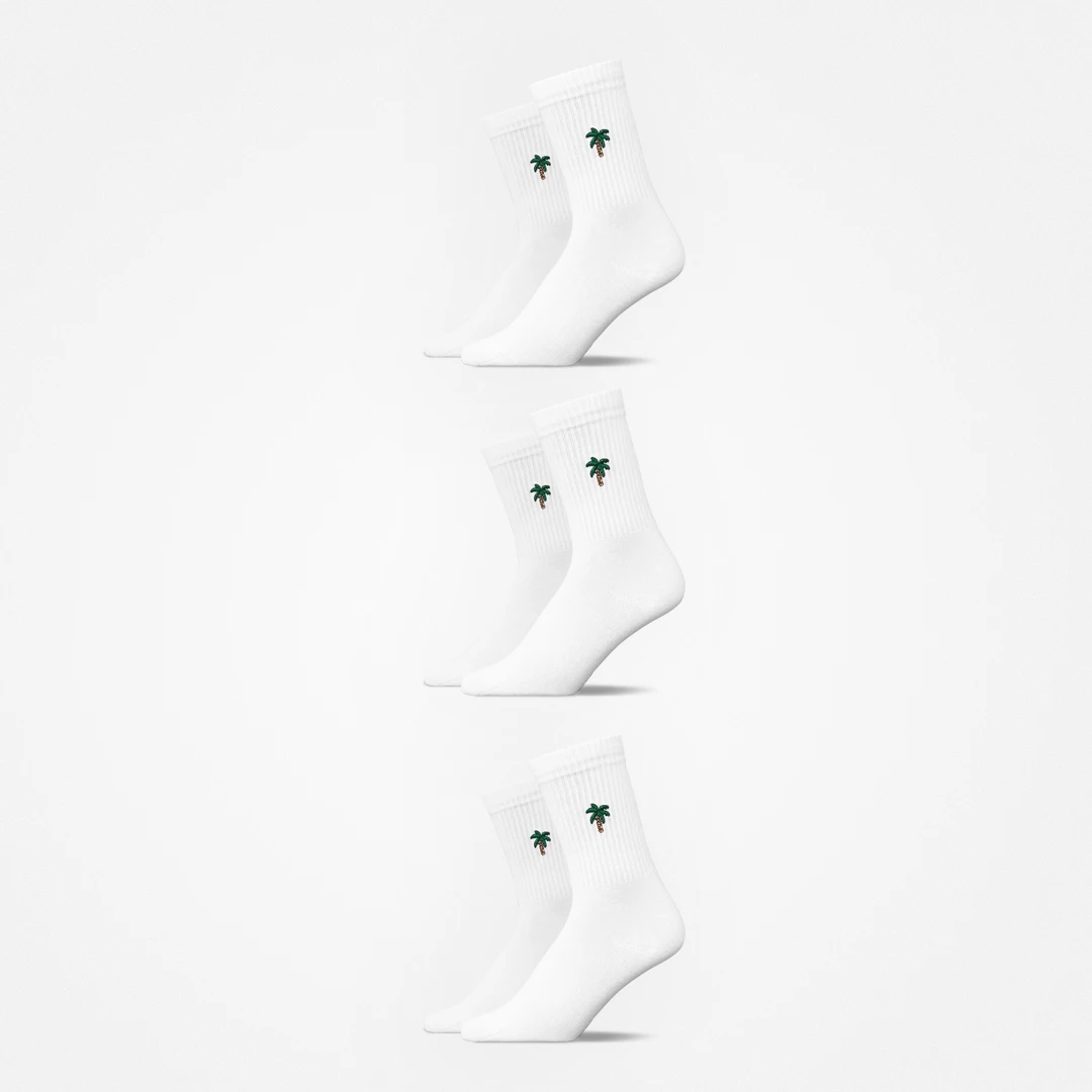 {"alt": "Tennissocken - Socken - Mix (Palmen)", "quantity":"3"}