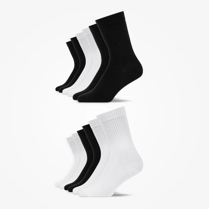 {"alt": "Tennissocken - Socken - Schwarz-Weiß", "quantity":"3"}