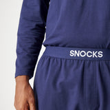 Schlafanzug Unterteil Herren lang - Hosen - Elastischer Bund