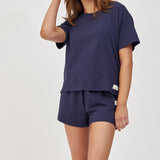 Pyjamabroek dames kort | Dusky Mauve