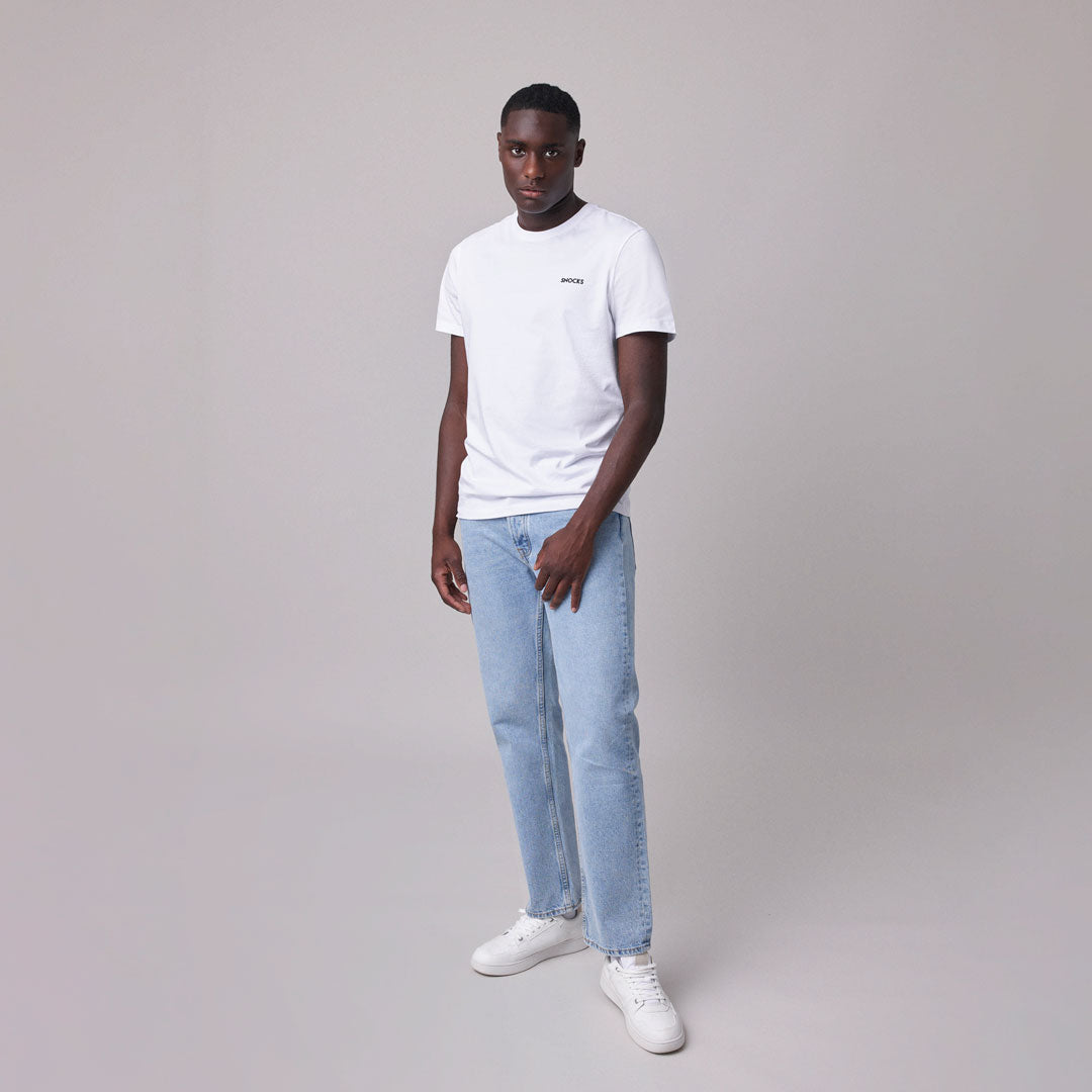 Basic T-Shirt Herren - Oberteile - Gerader Schnitt