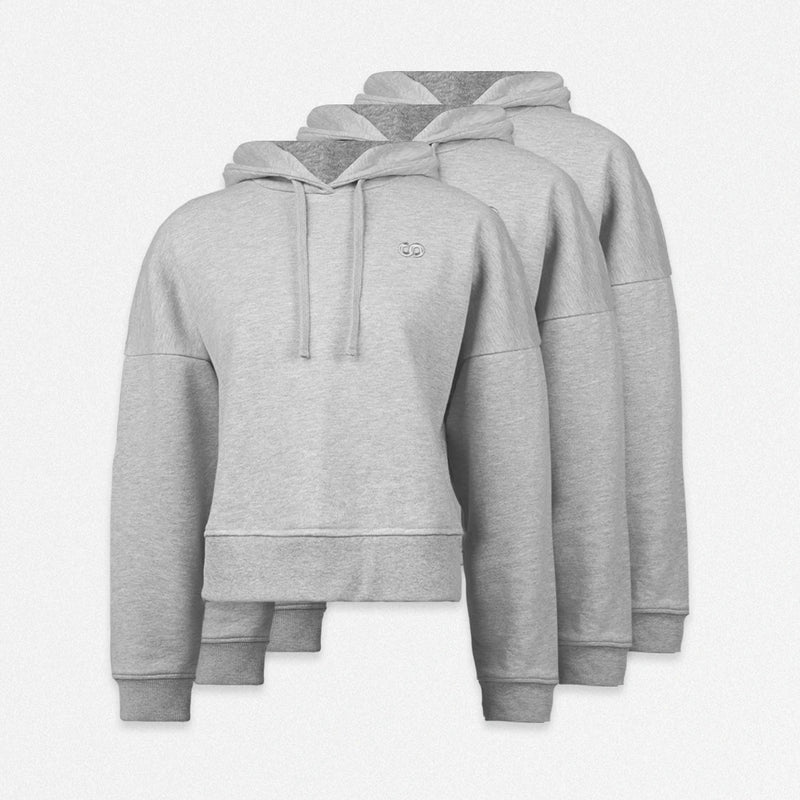 {"alt": "Hoodie Damen - Oberteile - Hellgrau", "quantity":"3"}