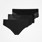Hipster Panties Mix - Unterhosen - Schwarz