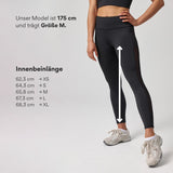 High Waist Leggings Mesh - Hosen - Passform