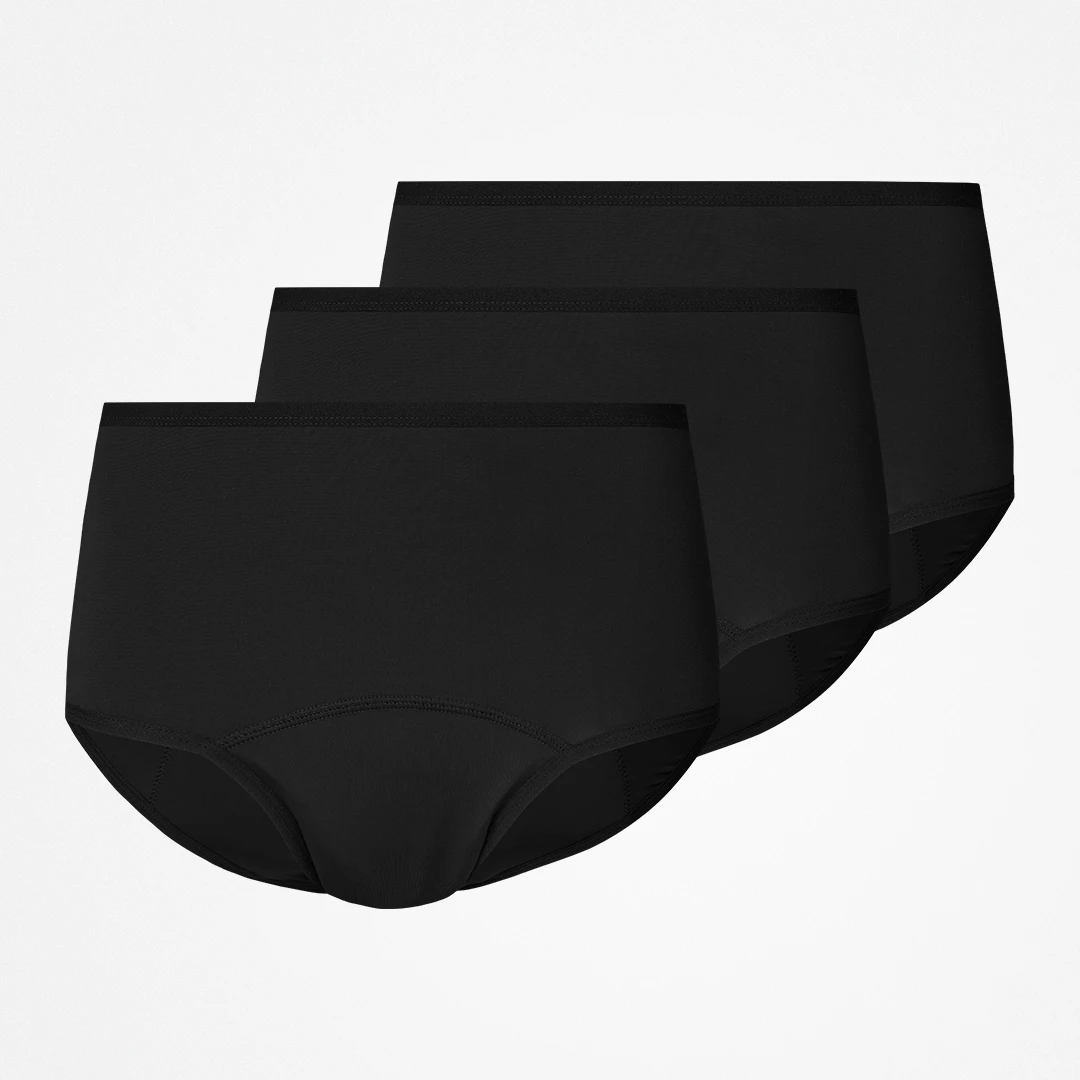 {"alt": "SNOCKS x femtis Period Panty - JULE Highwaist - Unterhosen - Schwarz", "quantity":"3"}