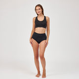 SNOCKS x femtis Period Panty - JULE taille haute | Noir