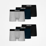 {"alt": "Premium Boxershorts - Unterhosen - Mix (Schwarz/Grau/Blau)", "quantity":"2"}