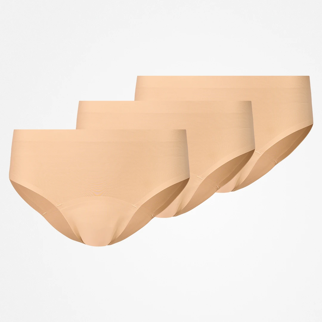 {"alt": "SNOCKS x femtis Period Panty - NOLA Seamless - Unterhosen - Karamell", "quantity":"3"}