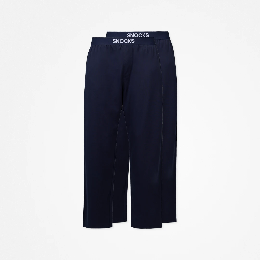 {"alt": "Schlafanzug Unterteil Herren lang - Hosen - Dunkelblau", "quantity":"2"}