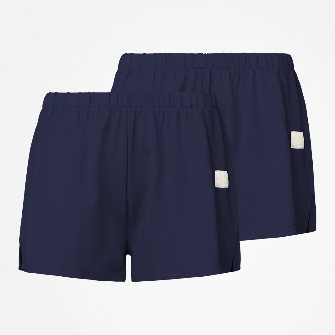 {"alt": "Schlafanzug Unterteil Damen kurz - Hosen - Dunkelblau", "quantity":"2"}