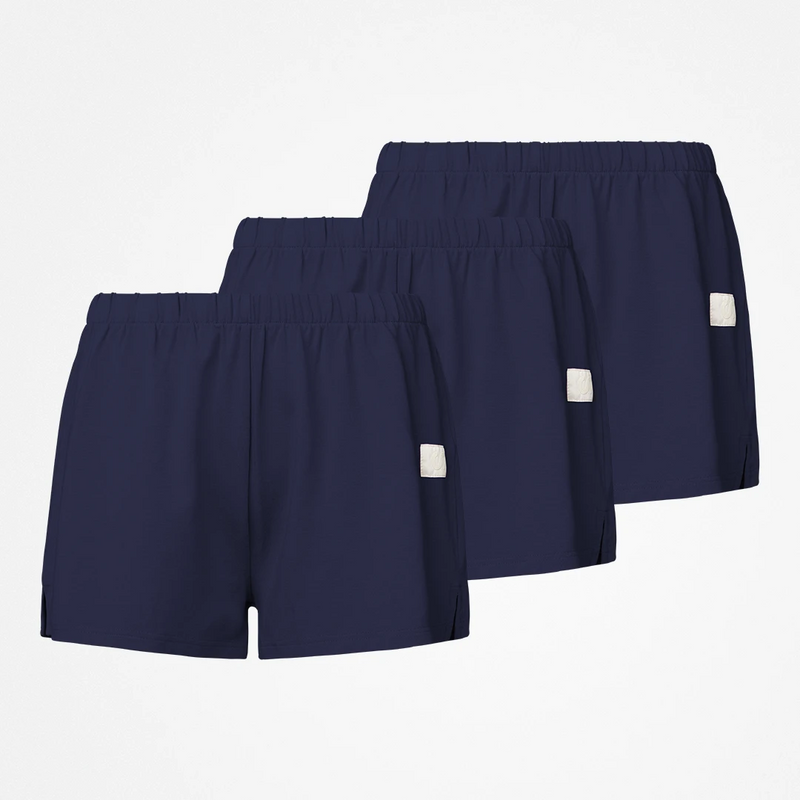 {"alt": "Schlafanzug Unterteil Damen kurz - Hosen - Dunkelblau", "quantity":"3"}