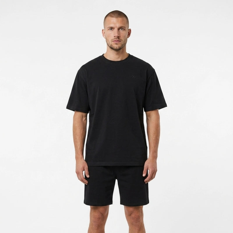 Men's Short Pajama Set | Black