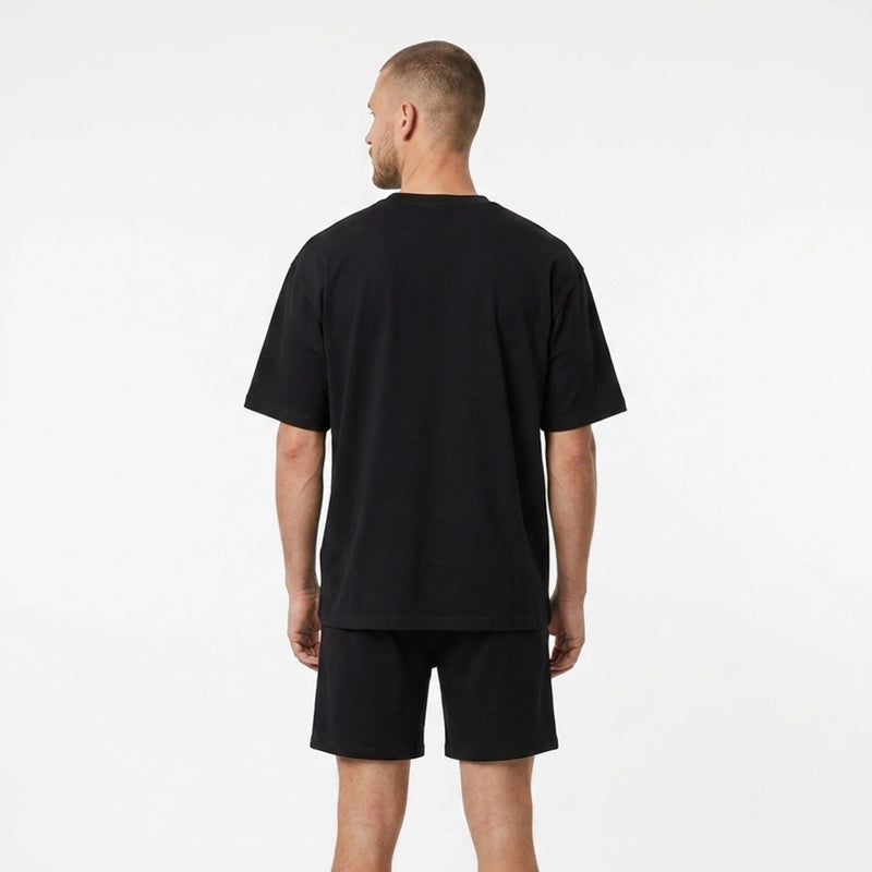 Men's Short Pajama Set | Black