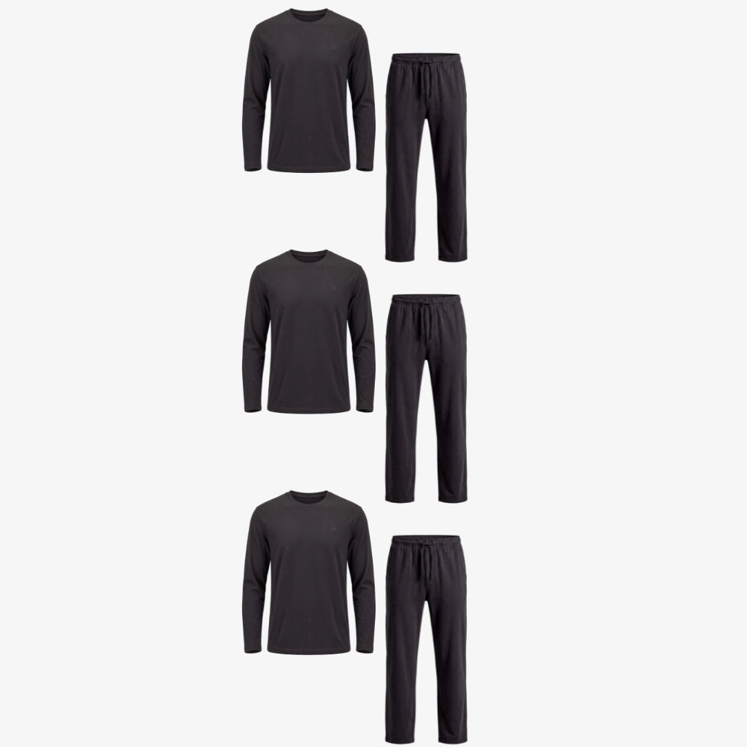 {"alt": "Schlafanzug Set Herren lang - Kleidung - Anthrazit", "quantity":"3"}