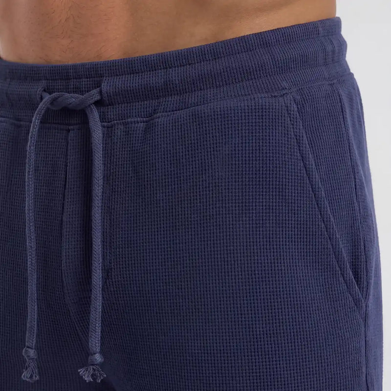 Schlafanzug Set Waffle Herren kurz - Kleidung -