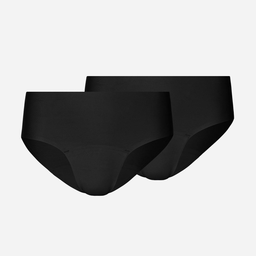 {"alt": "Perioden Slip Seamless STRONG - Periodenunterwäsche - Schwarz", "quantity":"2"}