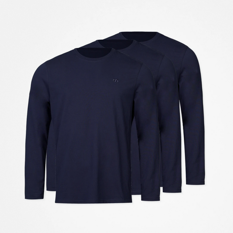 {"alt": "Schlafanzug Oberteil Herren langarm - Oberteile - Dunkelblau", "quantity":"3"}