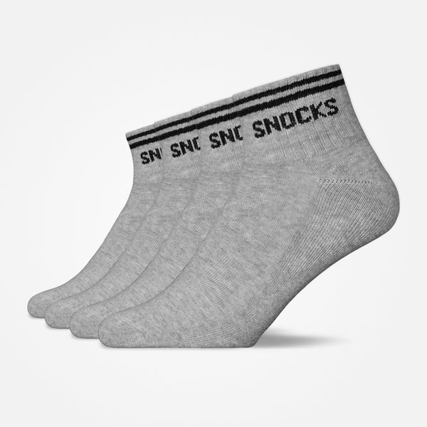 Retro Sneaker Socken - Socken - Grau