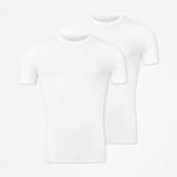 {"alt": "Premium Unterhemd Rundhals Herren - Oberteile - Weiß", "quantity":"2"}