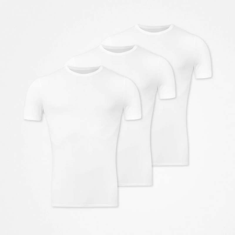 {"alt": "Premium Unterhemd Rundhals Herren - Oberteile - Weiß", "quantity":"3"}