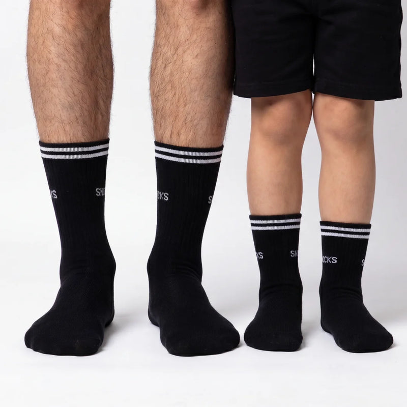 Hohe Sportsocken mit Streifen Kinder - Socken -