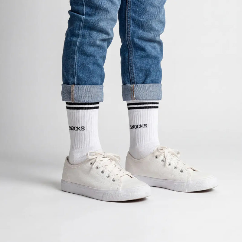 Hohe Sportsocken mit Streifen Kinder - Socken -