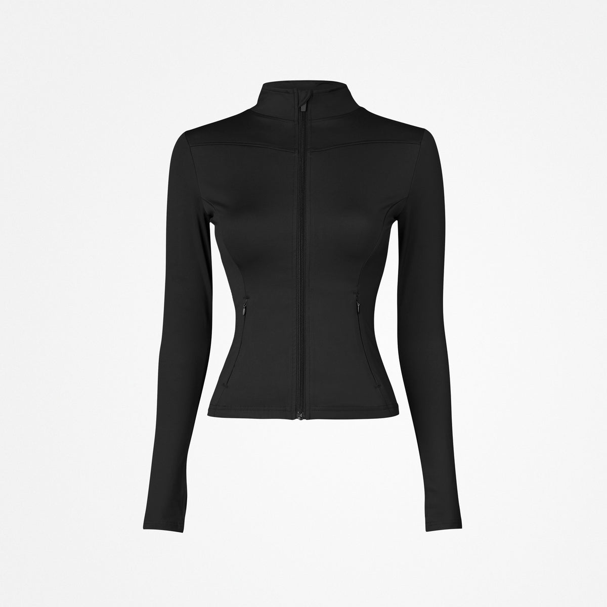 Sportjacke Damen mit Reißverschluss - Jacken - Schwarz