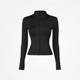 Sportjacke Damen mit Reißverschluss - Jacken - Schwarz